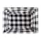 DII® Black & White Checkered Chicken Wire Basket Set